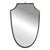 Italian Brass Shield Shape Mirror, 1950s For Sale - Image 15 of 15