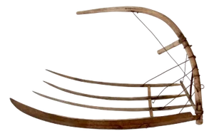 Antique Grain Cradle Scythe