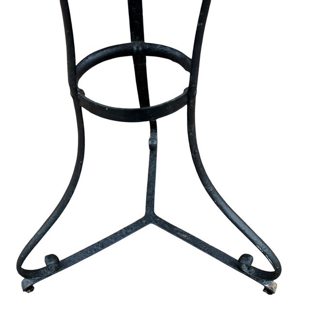 Wrought Iron Pedestal Table, France For Sale - Image 13 of 15