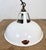 Industrial White Enamel Factory Pendant Lamp from Thorlux, 1960s For Sale - Image 13 of 18