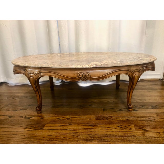 Mid 20th Century Weiman Heirloom Quality Marble Coffee Table Chairish