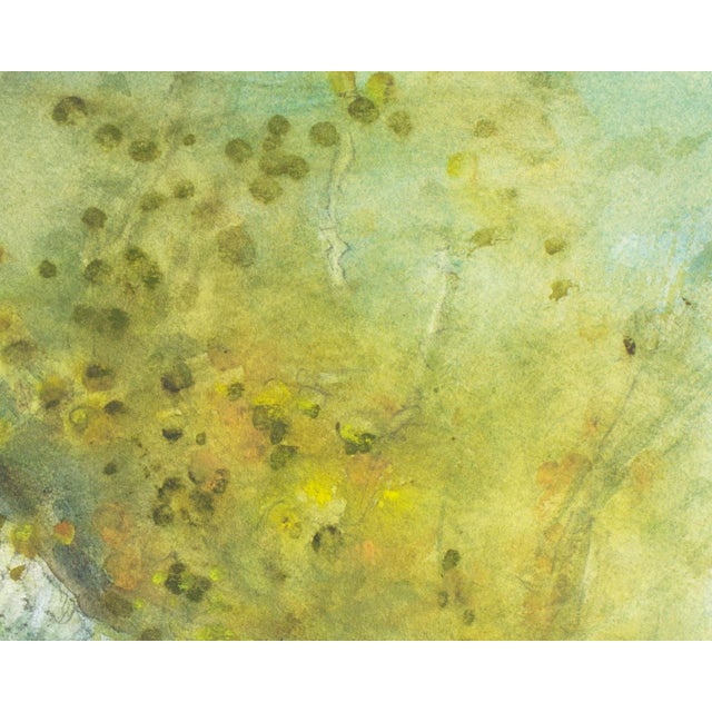 Late 20th Century Watercolor Landscape Painting by Bill Abell For Sale - Image 5 of 7
