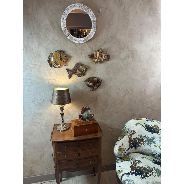 1960s Ceramic Mirror, 1960 For Sale - Image 5 of 7