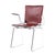 Hiroyuki Toyoda for Icf Mid Century Leather and Chrome Dining Chairs - Set of 16 For Sale - Image 9 of 10