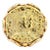Salvador Dali For Piaget 'Dalí d'Or' 22K Gold Coin Ring in 18K Gold Setting, Size 6.5 For Sale