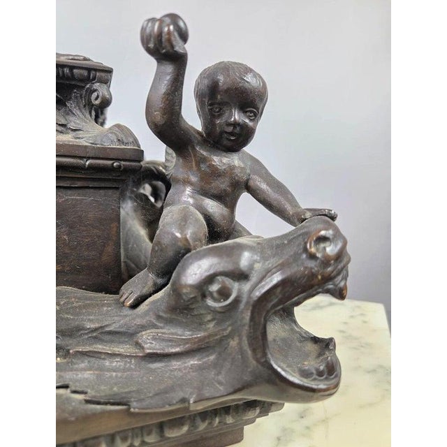 Nude Bronze Archer Sculpture, 1900s For Sale - Image 11 of 14