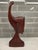 1950s Mid-Century Balinese Art Deco Elongated Maiden Bust in Premium Hardwood For Sale - Image 5 of 12