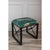 Scalamandre Maison by Port 68 Medallion Black with Leaping Cheetah Evergreen Single Bench For Sale In Chicago - Image 6 of 10