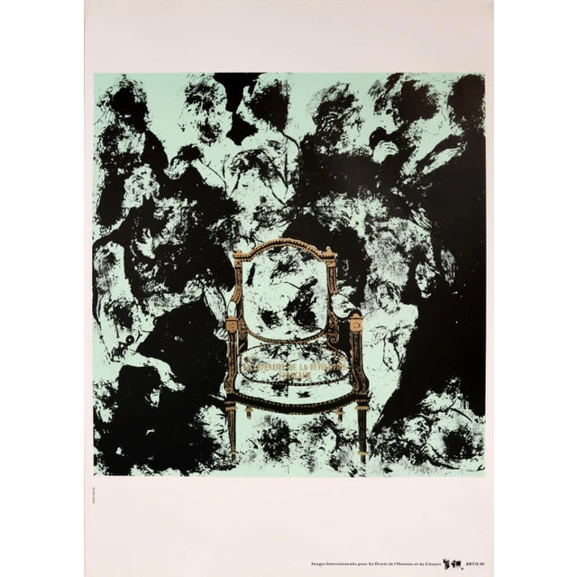 1989 Original Poster for Artis 89's Images Internationales Pour Les Droits De l'Homme Et Du Citoyen - Bicentennial (Bucan) For Sale