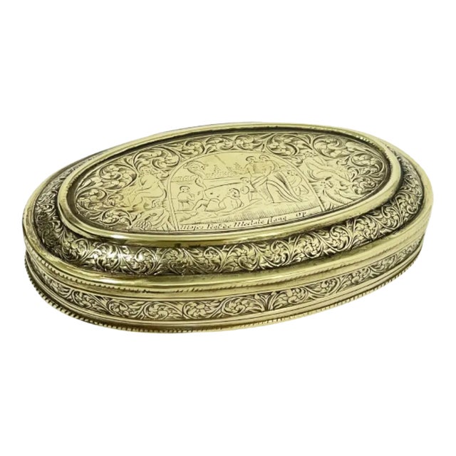 18th Century Dutch Copper Tobacco Box For Sale