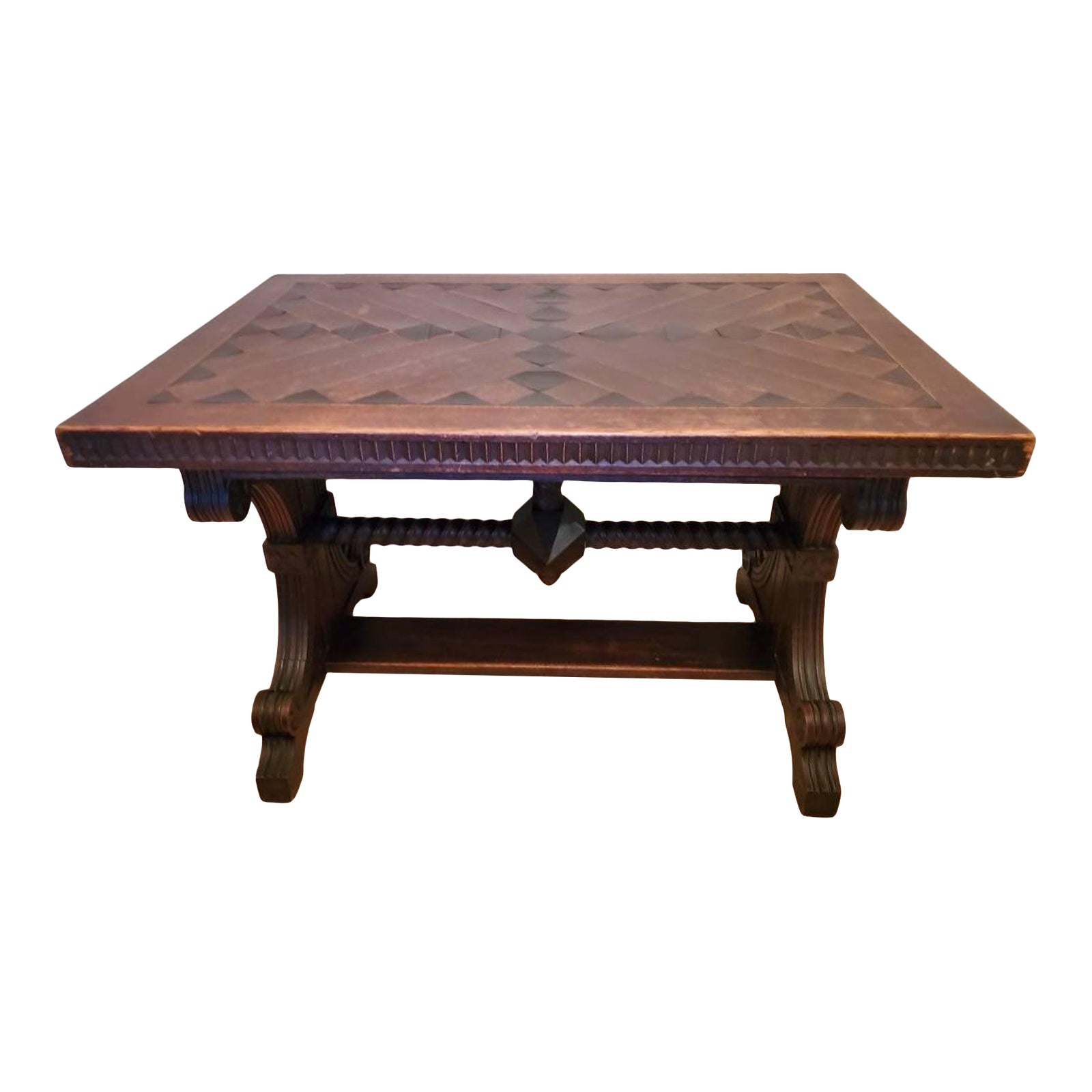 19th Century English Victorian Medieval Table Chairish