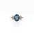 2020s 3.2Ct London Blue Topaz Ring With Earth-Mined Diamond Accents: Solid 14k Gold, Size 6.75 For Sale - Image 5 of 10