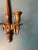 Vintage Wood & Resin Wall Candle Sconce For Sale In Oklahoma City - Image 6 of 9