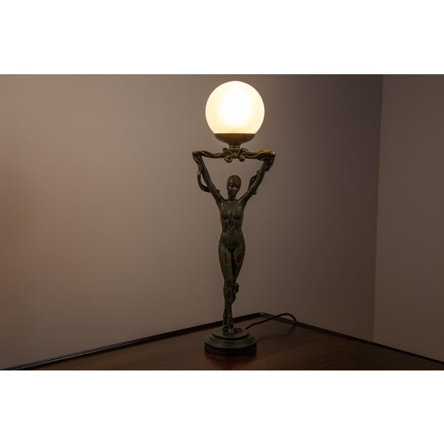 Art Deco Table Lamp from Widdop and Bingham, Uk, 1990s For Sale - Image 6 of 18