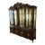1980s Gilt Union National Furniture Company China Cabinet For Sale