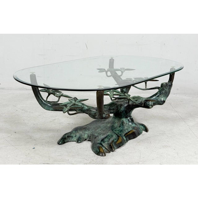 Hollywood Regency Bonsai Coffee Table by Willy Daro, Belgium, 1970s For Sale - Image 8 of 18