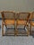 1990s Boho Chic Rattan Burnt Finish Folding Dining Chairs - Set of 10 For Sale - Image 14 of 15