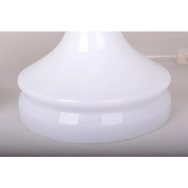 Mid-Century Modern Glass Bishop Table Lamp attributed to Ivan Jakes, 1950s For Sale - Image 3 of 5