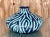 Mid-Century Modern Vintage Modernist Turquoise & Black Studio Pottery Vase For Sale - Image 3 of 12