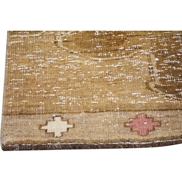 Traditional Vintage Anatolian HandKnotted Wool Rug, 3'1x13'2 For Sale - Image 3 of 5