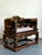Vintage Chinese Lacquered Throne Chair For Sale - Image 10 of 18