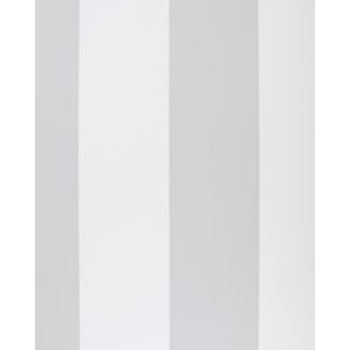 Serena & Lily Grey/Fog and White Wide Stripe Wallpaper For Sale