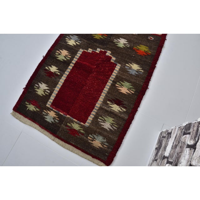 Turkish Antique Vintage Turkish Rug For Sale - Image 3 of 10