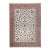 Vintage Persian Tabriz Rug, Handwoven Allover Floral Pattern, Ivory & Pale Pink, 7’ X 10’ For Sale