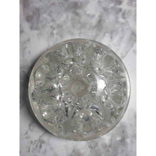 Reims France Crystal Flower Frog 19 Hole For Sale In San Francisco - Image 6 of 9