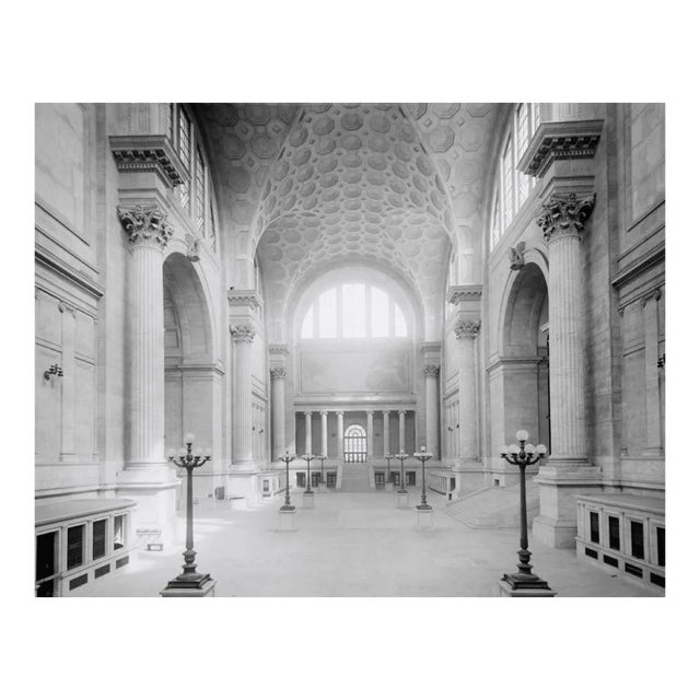 Pennsylvania Station NY, Silver Gelatin Fibre Print, Oversized 1910 For Sale