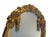 Art-Deco French Mirror in Gilt Carved Wooden Frame with Geometric Floral Design, 1930s For Sale - Image 3 of 8