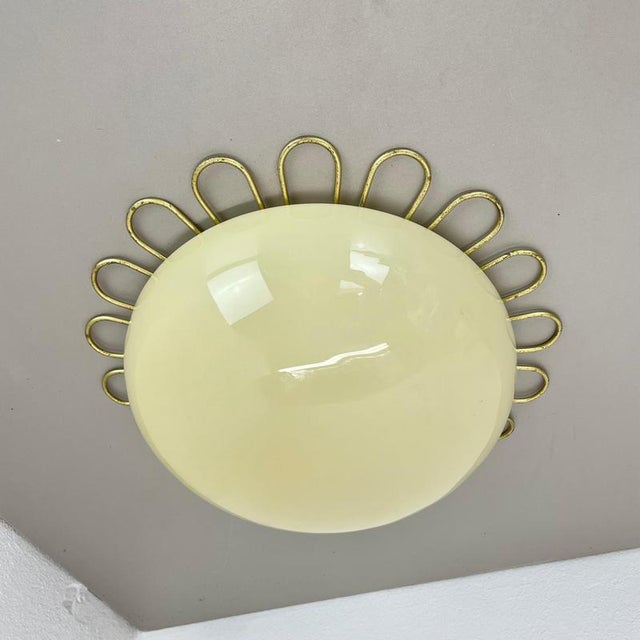 Article: large ceiling plafoniere element can also be used as wall light Origin: France Age: 1920s, 1930s Original...