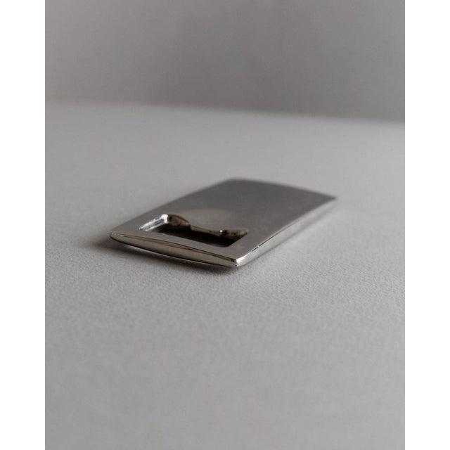 Space Age Silver-Plated Bottle Opener, Italy, 1970s For Sale - Image 5 of 12
