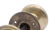 Brass Vintage Round Cast Brass Concentric Passage Door Knob Set With Rosettes For Sale - Image 8 of 8