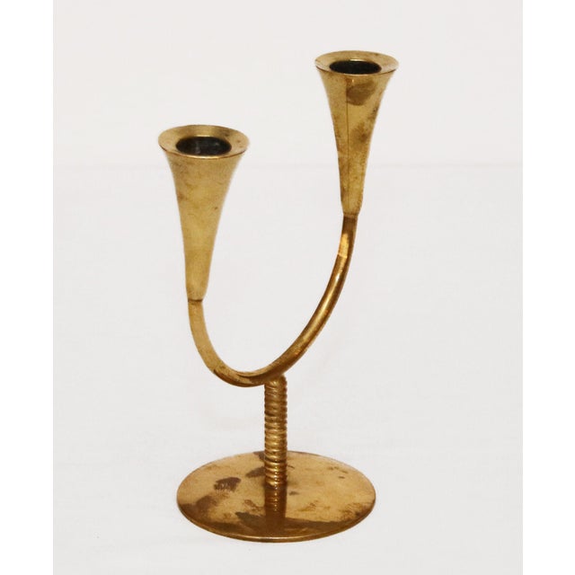 Rohac Candlestick Rohac Two-Light Candlestick. Design by Richard Rohac (1906–1956). Brass with a light patina. Company...