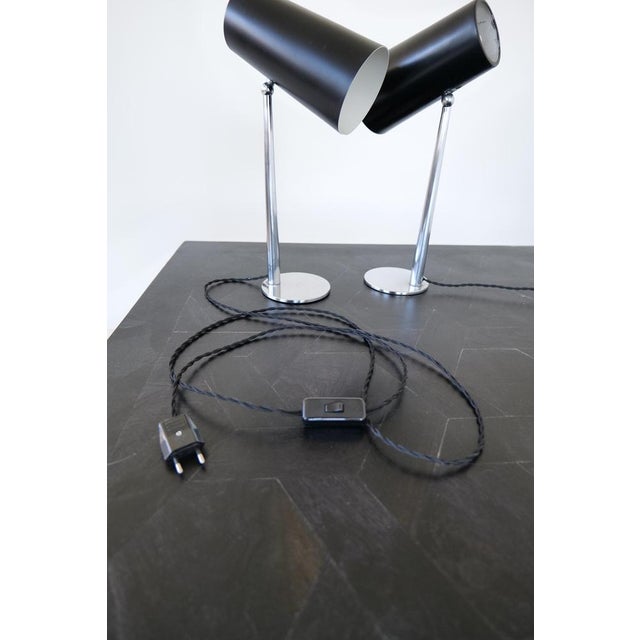 Mid-Century Modern Danish Table Lamps, 1950s, Set of 2 For Sale - Image 11 of 18