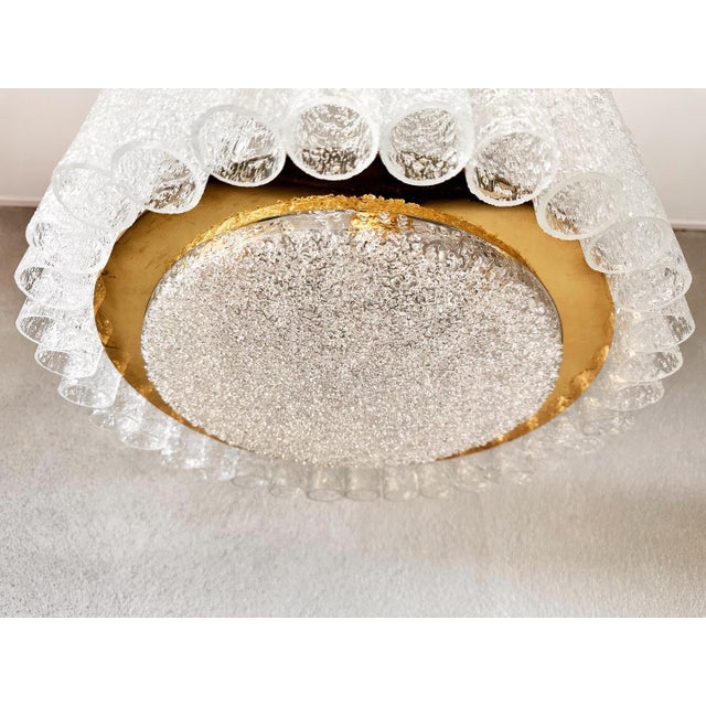 Mid-Century Modern Vintage Flush Mount from Doria Leuchten, 1970s For Sale - Image 3 of 12