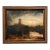 Moody Windmill Painting by Berthe For Sale