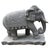 Indian Vintage Stone Carved Elephant Statue For Sale - Image 3 of 11