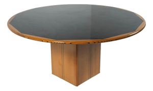 Round Africa Table attributed to Afra & Tobia Scarpa for Maxalto Artona, 1970s