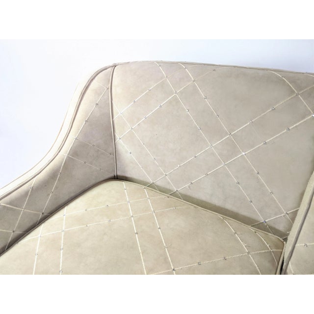 Custom Made Kittinger Sofa With Rhinestones For Sale In Miami - Image 6 of 13