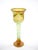 Mid-Century Modern Pair of Mid-Century Modern Italian Venetian Art Glass Gilt & Painted Candlestick For Sale - Image 3 of 13
