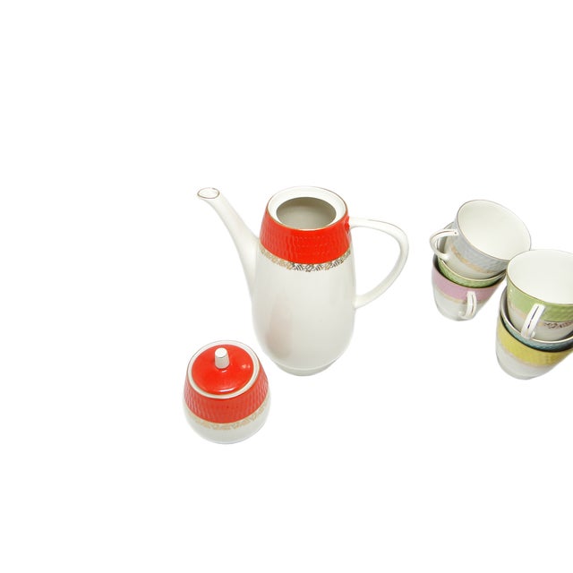 Postmodern Sugar Bowl and Pot, Poland, 1970s For Sale - Image 6 of 11