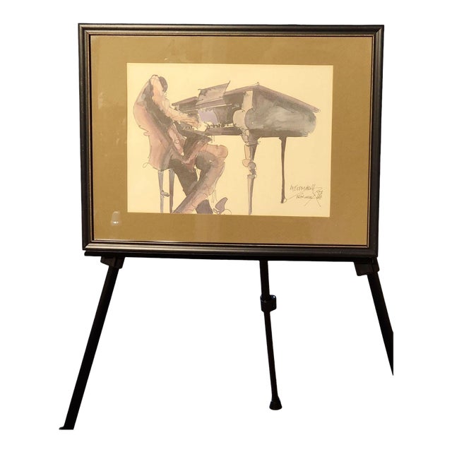 Original Leo Meiersdorff offset lithograph, circa 1976 from 40th Anniversary of Jazz collection, in excellent condition....