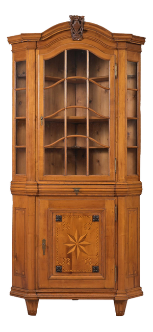 Louis XVI Corner Display Cabinet, 1770-1780