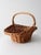 Late 20th Century Vintage Wicker Gathering Basket For Sale - Image 5 of 10