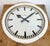 Beige Large White Industrial Factory Wall Clock from Siemens, 1950s For Sale - Image 8 of 18