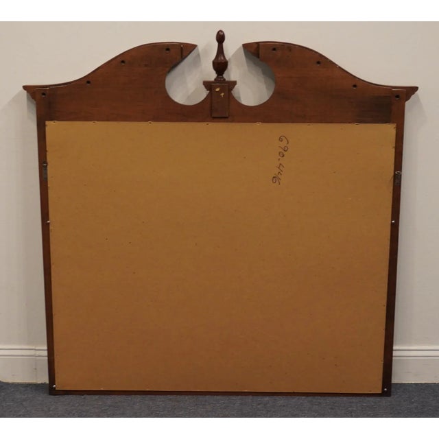 Universal Furniture Cherry Traditional Style 49" Pediment Dresser / Wall Mirror 690-446 For Sale In Kansas City - Image 6 of 8