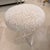 Interlude Home Winter White Sherpa Stool For Sale - Image 4 of 5