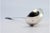 Metal Silver Sauce Spoon with Crimped Handle and Raised Palmettes For Sale - Image 7 of 10